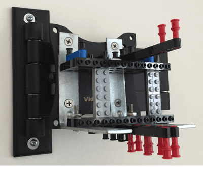 TV wall mount for UCS Millennium Falcon 75192